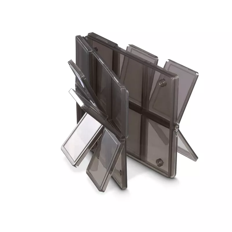Hama 00095990 atmiņas karšu maciņš 12 kartēm, PP, melns/caurspīdīgs