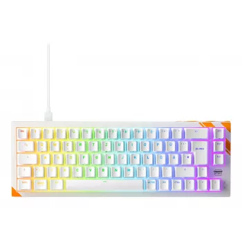Mehāniskā spēļu tastatūra Cherry K5 Pro TMR Compact — 65% vadu USB, QWERTZ, RGB, Oranža/Balta