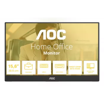 AOC 16T20E2 pārnēsājamais televizors/monitors 39.6 cm (15.6 collu) LED Full HD 1920x1080 melns