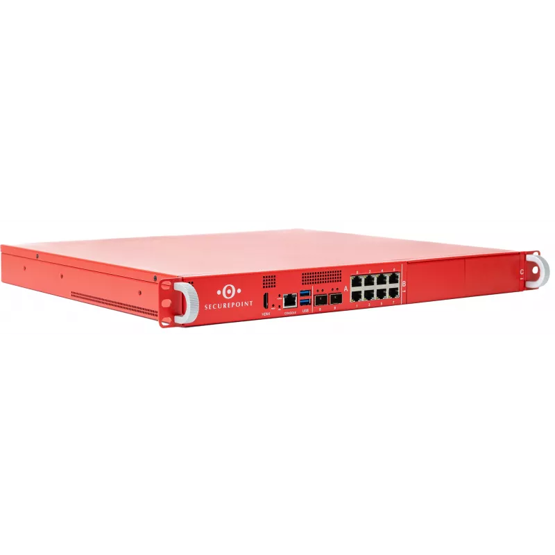 Securepoint RC1000RR G6 aparatūras ugunsmūris 1U 59 Gbit/s
