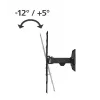 Hama 00220823 TV stiprinājums/pamatne 165,1 cm (65 collas) Melns