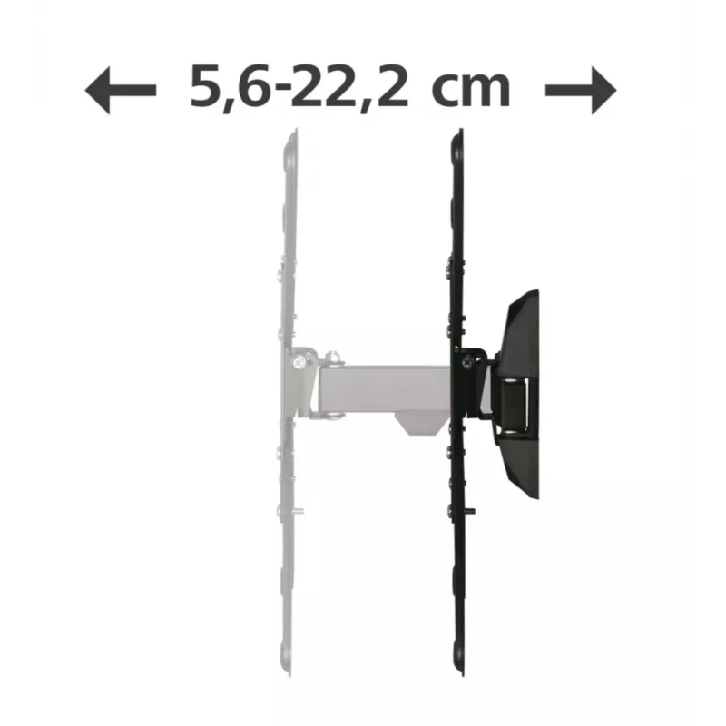 Hama 00220823 TV stiprinājums/pamatne 165,1 cm (65 collas) Melns