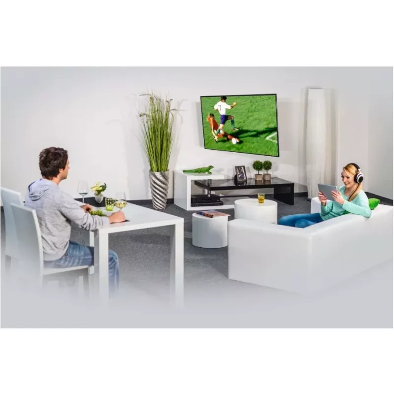 Hama 00220823 TV stiprinājums/pamatne 165,1 cm (65 collas) Melns