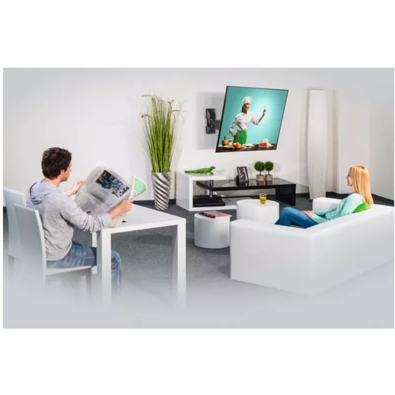 Hama 00220823 TV stiprinājums/pamatne 165,1 cm (65 collas) Melns