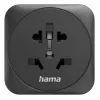 Hama 00223460 Ceļojumu adapteris ar USB-C un USB-A, 20W PD, melns