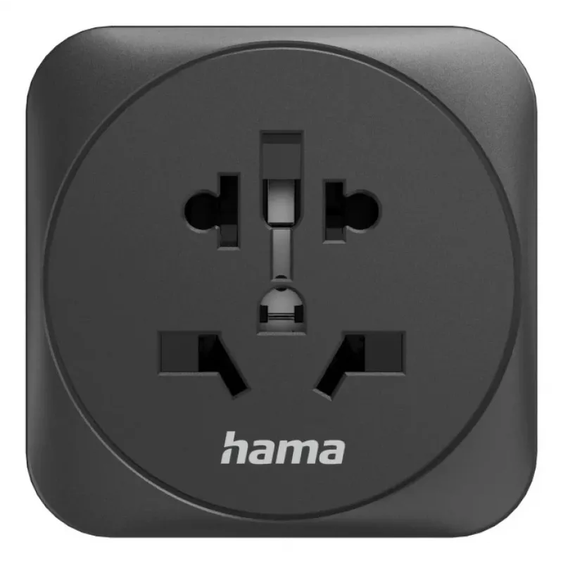 Hama 00223460 Ceļojumu adapteris ar USB-C un USB-A, 20W PD, melns