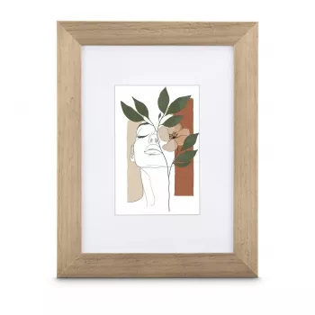 Hama Albero vienas bildes rāmis Taupe