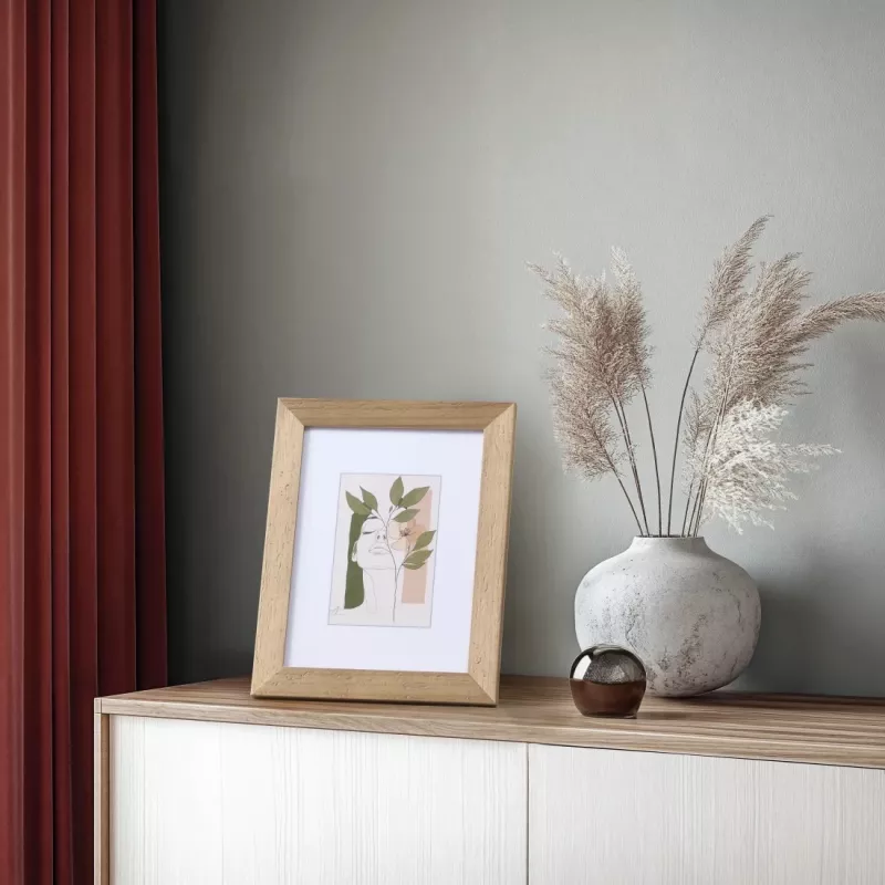 Foto rāmis Hama Albero viens, koka, taupe, 20 x 28 cm