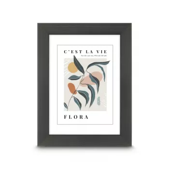 Hama Flora Vienas fotogrāfijas rāmis Pelēks