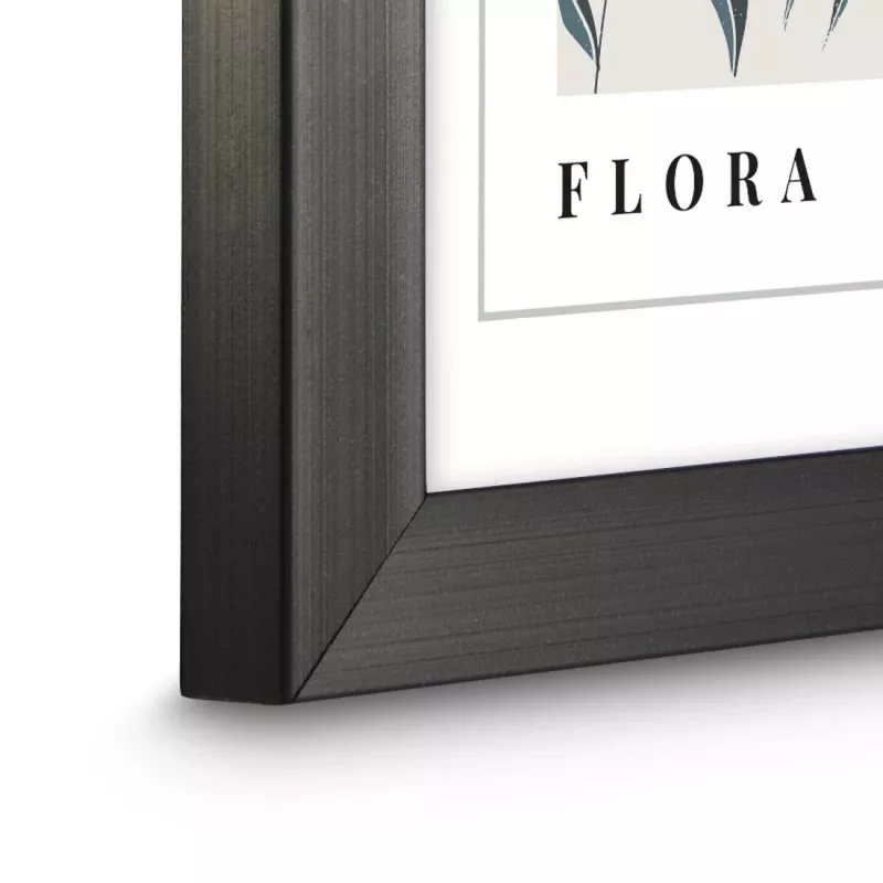 Foto rāmis Hama Flora viens, pelēks