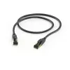 Hama 00202000 tīkla kabelis melns 0.5 m Cat8 S/FTP (S-STP)