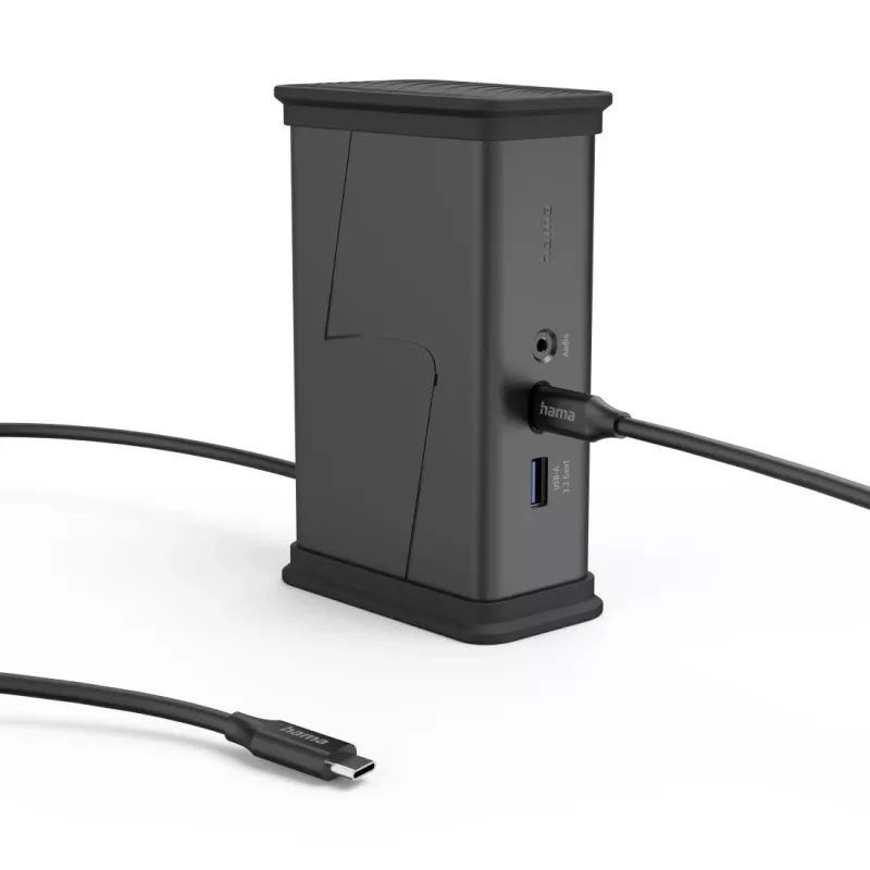 Hama 00200150 USB-C centrmezgls 9 porti 2x HDMI USB-A USB-C LAN