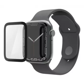 Hama Super Hybrid ekrāna aizsargs, melns, caurspīdīgs, Apple Watch 11