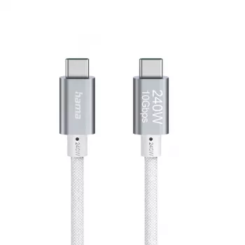 Hama Full-Featured USB-C kabelis 1.5m balts USB 3.2 Gen 2