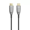 Hama 00202036 HDMI kabelis 15 m HDMI Type A (Standarta) Melns, Pelēks, Sudrabs
