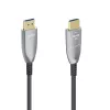 Hama 00202036 HDMI kabelis 15 m HDMI Type A (Standarta) Melns, Pelēks, Sudrabs