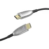 Hama 00202036 HDMI kabelis 15 m HDMI Type A (Standarta) Melns, Pelēks, Sudrabs