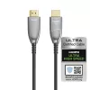Hama 00202036 HDMI kabelis 20 m HDMI Type A (Standarta) Melns, Pelēks, Sudrabs