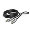 Hama 00202036 HDMI kabelis 20 m HDMI Type A (Standarta) Melns, Pelēks, Sudrabs