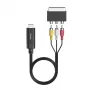 Hama 00205775 video kabeļa adapteris HDMI Type A (Standarta) SCART (21-pin) Melns