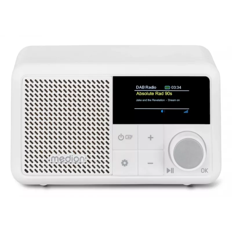 MEDION LIFE S66822 Pārnēsājams DAB+ radio balts