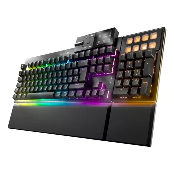 be quiet! Dark Mount Silent Linear FR ISO tastatūra spēlēm, mehāniska, vadu, USB, AZERTY, melna