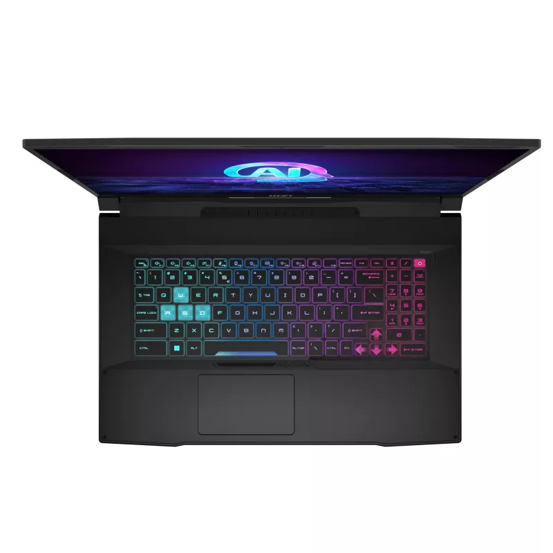 MSI Katana A17 AI B8VF-835NL AMD Ryzen™ 9 8945HS klēpjdators 43.9 cm (17.3 collu) Full HD 16 GB DDR5-SDRAM 1 TB SSD NVIDIA GeForce RTX 4060 Wi-Fi 6E (802.11ax) Windows 11 Home Melns