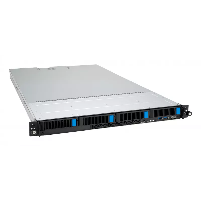 ASUS RS501A-E12-RS4 1U statīva serveris (LGA 6096, melns/sudrabs)