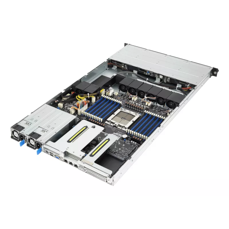 ASUS RS501A-E12-RS4 1U statīva serveris (LGA 6096, melns/sudrabs)