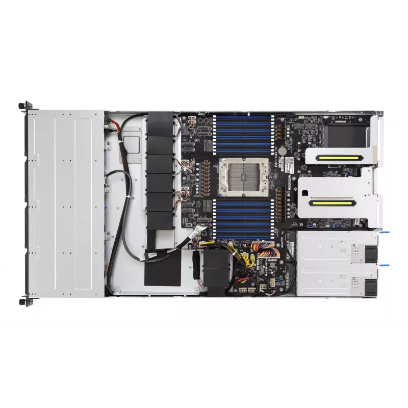 ASUS RS501A-E12-RS4 1U statīva serveris (LGA 6096, melns/sudrabs)