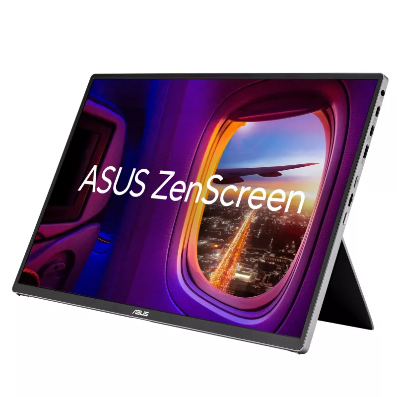 ASUS ZenScreen OLED MQ16FC portatīvais monitors 40.6 cm (16 inch) 1920 x 1200 pikseļi WUXGA Sudrabs