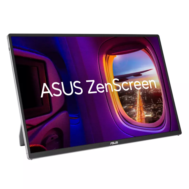 ASUS ZenScreen OLED MQ16FC portatīvais monitors 40.6 cm (16 inch) 1920 x 1200 pikseļi WUXGA Sudrabs