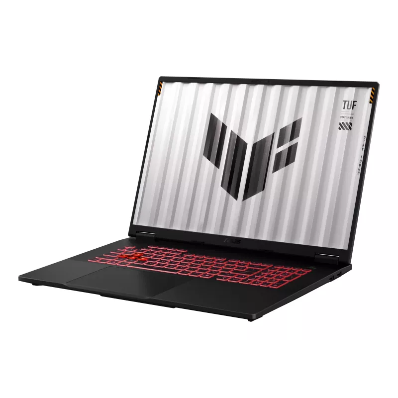 ASUS TUF Gaming A18 TUF808UM-DICS8103W AMD Ryzen 7 260 klēpjdators 45.7 cm (18 collu) WUXGA 32 GB DDR5-SDRAM 1 TB SSD NVIDIA GeForce RTX 5060 Wi-Fi 6E (802.11ax) Windows 11 Home Melns, Pelēks
