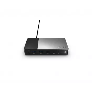 MSI USB-C Docking Station Gen 2 USB 3.2 Gen 2 Type-C Melns