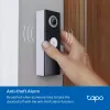 TP-Link Tapo Video Durvju Zvans D235 + D100C, 2K 5MP, 180°, IP66, Bezvadu, Melns/Balts