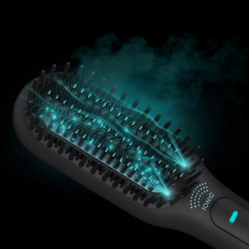 Revamp Progloss Deepform Straight & Style Blow karstā gaisa suka, melna, 550 W, 3 m