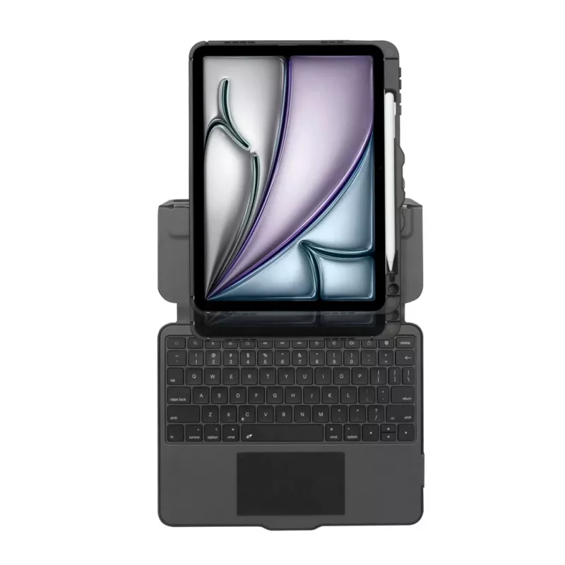 Targus VersaVu Bluetooth tastatūras maciņš iPad Air (M2) 11 inch un iPad (10. paaudze) 10.9 inch — UK QWERTY, melns