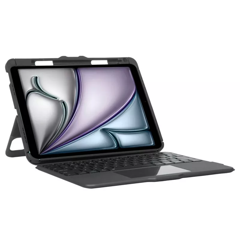 Targus VersaVu Bluetooth tastatūras maciņš iPad Air (M2) 11 inch un iPad (10. paaudze) 10.9 inch — UK QWERTY, melns