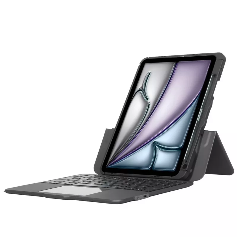 Targus VersaVu Bluetooth tastatūras maciņš iPad Air (M2) 11 inch un iPad (10. paaudze) 10.9 inch — UK QWERTY, melns