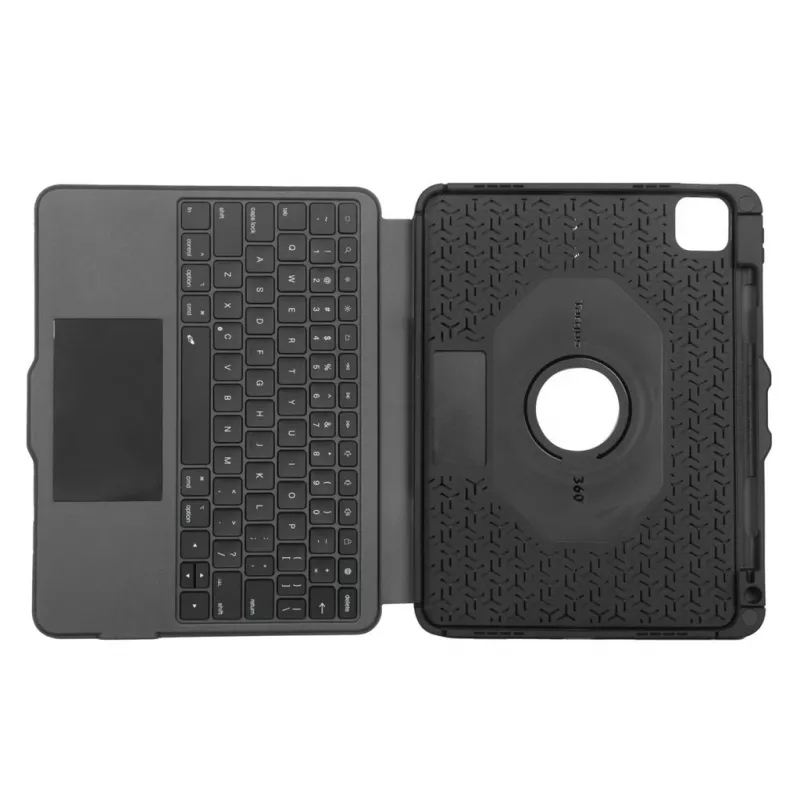 Targus VersaVu Bluetooth tastatūras maciņš iPad Air (M2) 11 inch un iPad (10. paaudze) 10.9 inch — UK QWERTY, melns