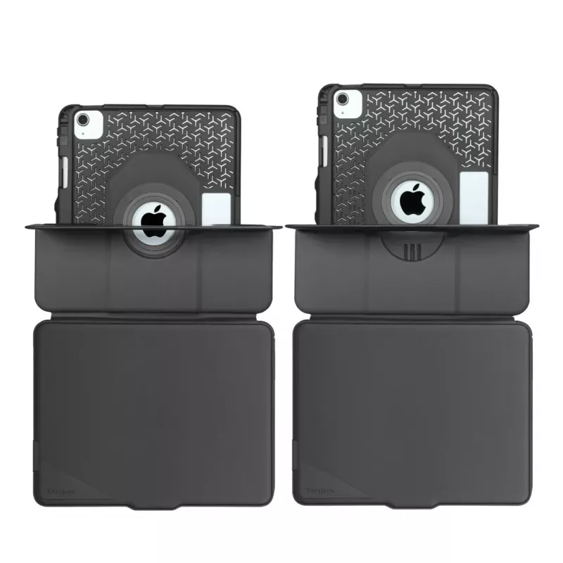 Targus VersaVu Bluetooth tastatūras maciņš iPad Air (M2) 11 inch un iPad (10. paaudze) 10.9 inch — UK QWERTY, melns