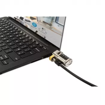 DELL 461-AAEU kombinācijas slēdzene klēpjdatoram, melna, 1,8 m