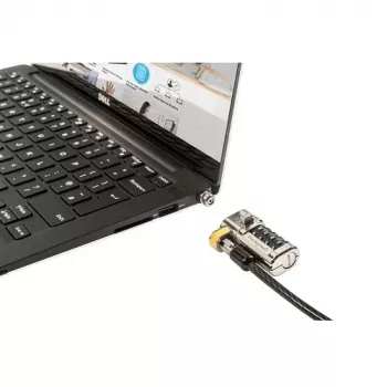 DELL 461-AAEU kombinācijas slēdzene klēpjdatoram, melna, 1,8 m