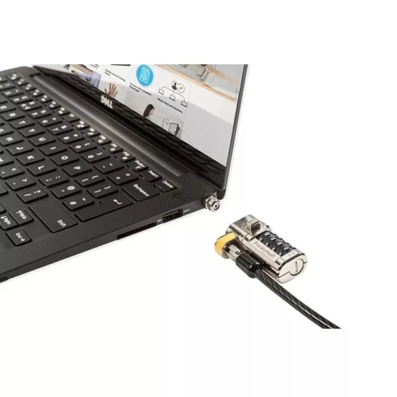 DELL 461-AAEU kombinācijas slēdzene klēpjdatoram, melna, 1,8 m