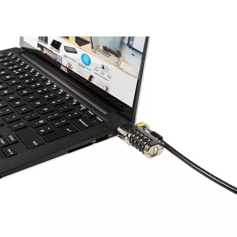 DELL 461-AAEU kombinācijas slēdzene klēpjdatoram, melna, 1,8 m