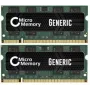 CoreParts MMA1070/4GB atmiņas modulis 2 x 2 GB DDR2 200-pin SO-DIMM