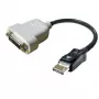 DisplayPort uz DVI-D kabelis DELL 023NVR 0.23m Melns Balts