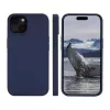 dbramante1928 Monaco Silicone Maciņš ar MagSafe iPhone 15 Pacific Blue