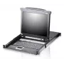 KVM slēdzis ATEN CL5708M, stiprināms statīvā, Melns, 1U, 17 collu LCD