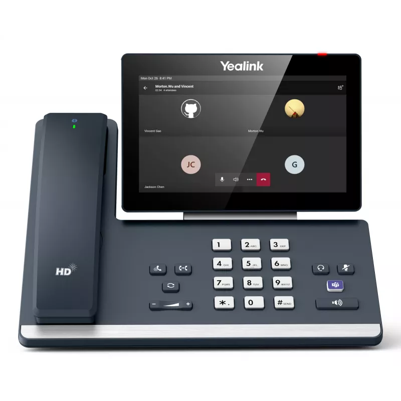 IP galda telefons Yealink MP58‑WH E2 Teams 7 collu skārienekrāns, HD audio, Microsoft Teams